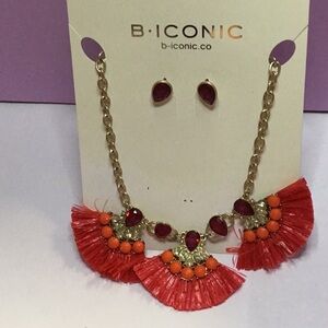 Necklace with free earrings
